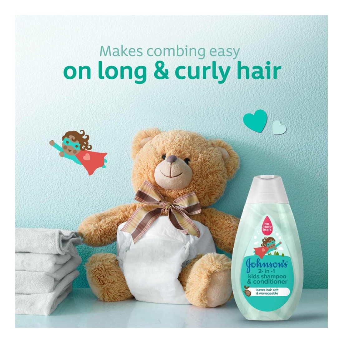 Johnson&rsquo;s 2-in-1 Kids Shampoo and Conditioner 500ml