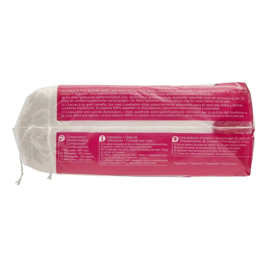 Carrefour My Baby Maxi Cotton Square Pads 80 Pads