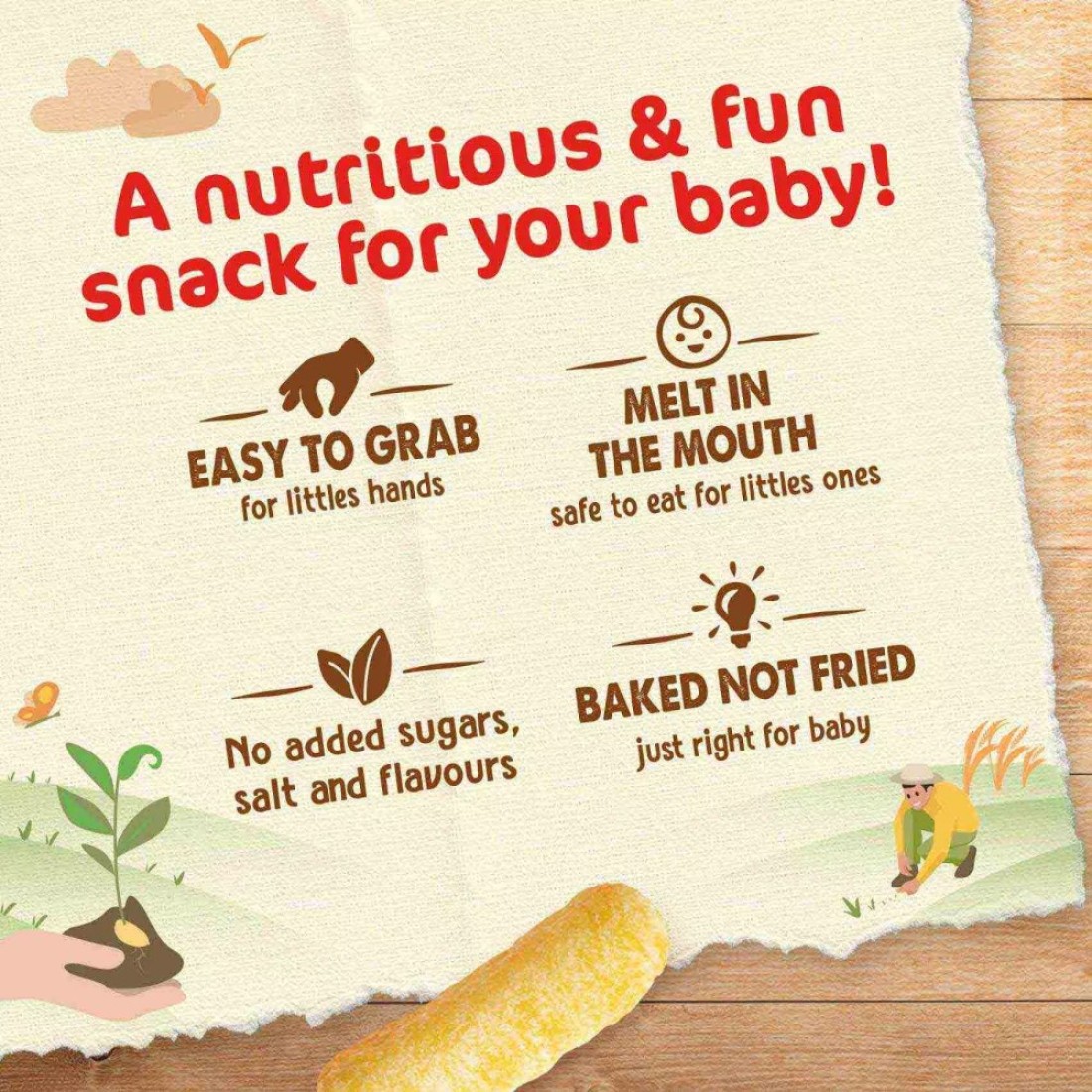 Nestle Cerelac Nutripuffs, Corn, from 7 Months, 28g