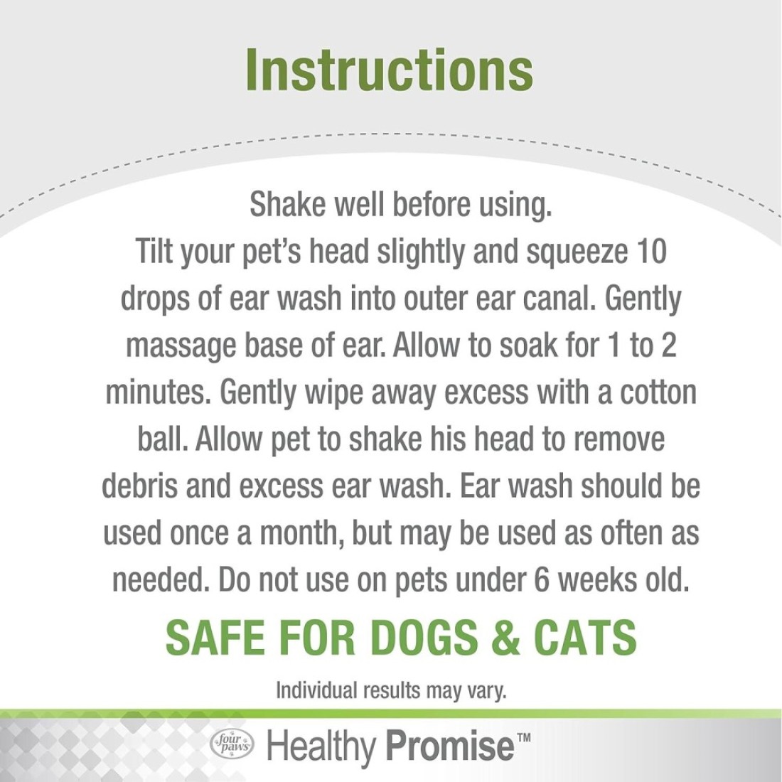 Four Paws Dog Ear Wash – Gentle Ear Cleaning & Itch Relief for Dogs 118Ml