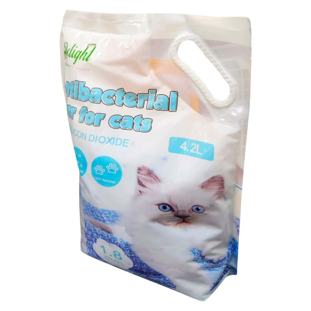 Delight Silica Antibacterial Cat Litter 4.2L