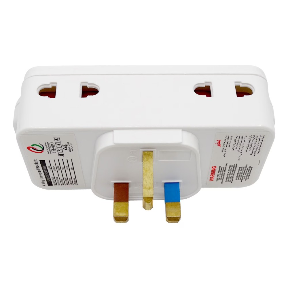 MyChoice 4-Way Universal Socket Adapter with USB 12W