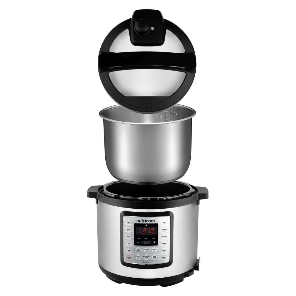 Nutricook - Smart Pot EKO Electric Cooker NC-SPEK6 Silver 6L