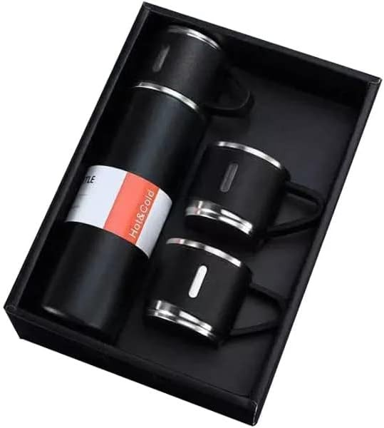 Fitto 500ML Vacuum Flask Stainless Steel Water Bottle with Gift Box Insulated Coffee Tumbler for Hot & Cold Drinks Travel Mug for Office, Home, and Outdoors Leakproof & Durable