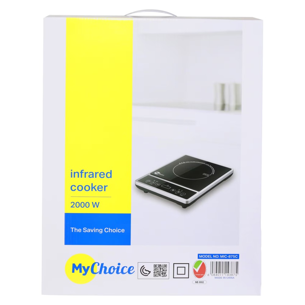 MyChoice Infrared Ceramic Induction Cooker MIC-875C Black 2000W