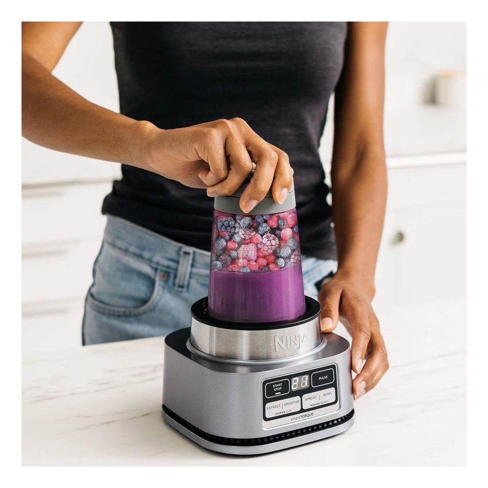 Ninja Foodi Power Nutri Duo Blender CB102ME Silver 1100W