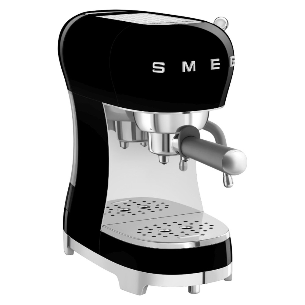 Smeg Espresso Coffee Machine with Pump ECF02BLUK Black 1350W