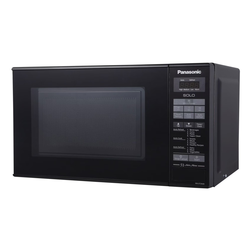 Panasonic Solo Microwave Oven NN-ST266BVTG Black 20L