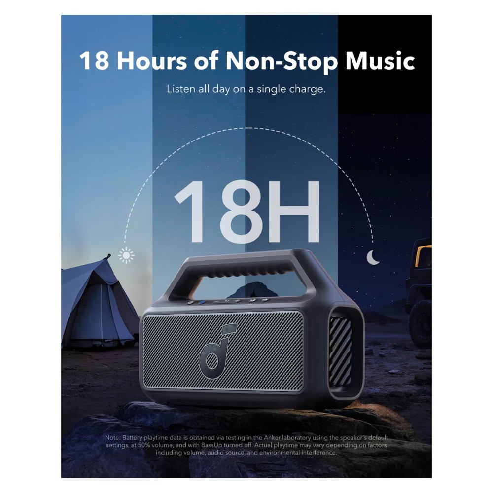 Anker Soundcore Boom 2 SE Portable Bluetooth Speaker Black