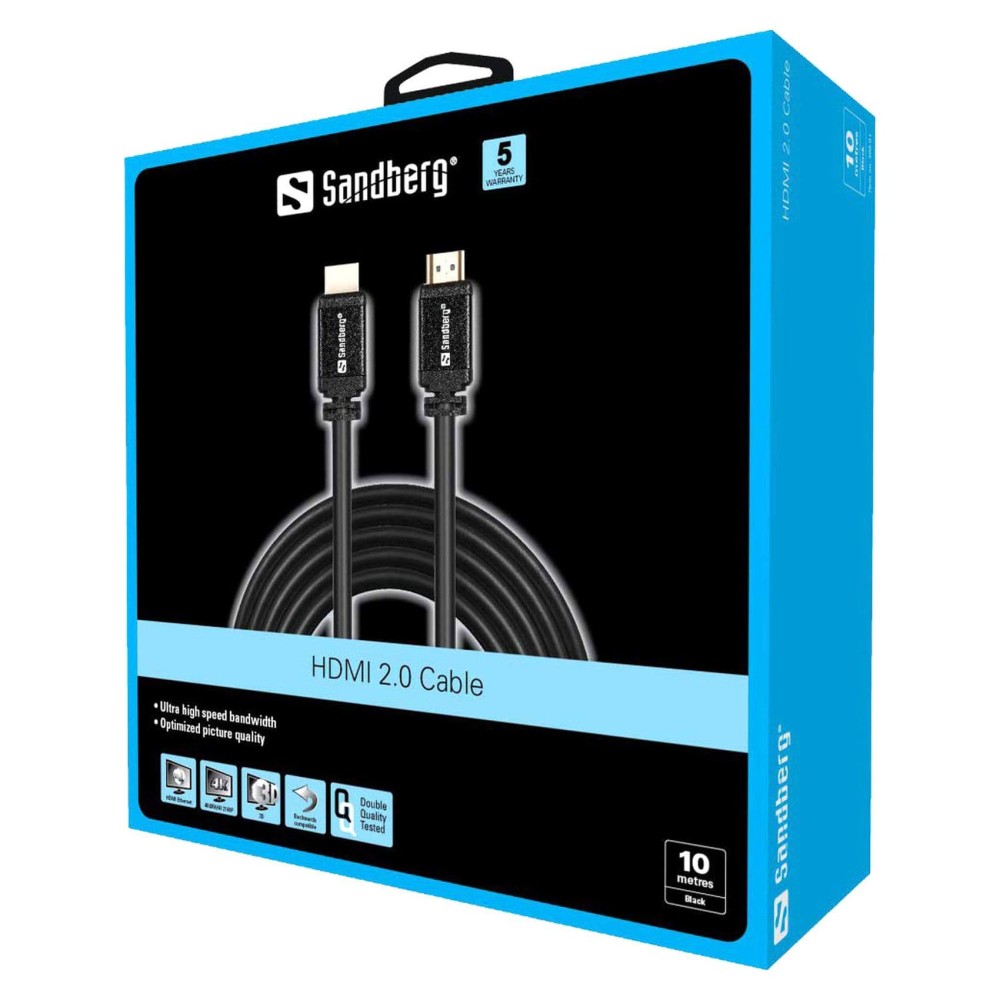 Sandberg HDMI 2.0 Cable 10m Black