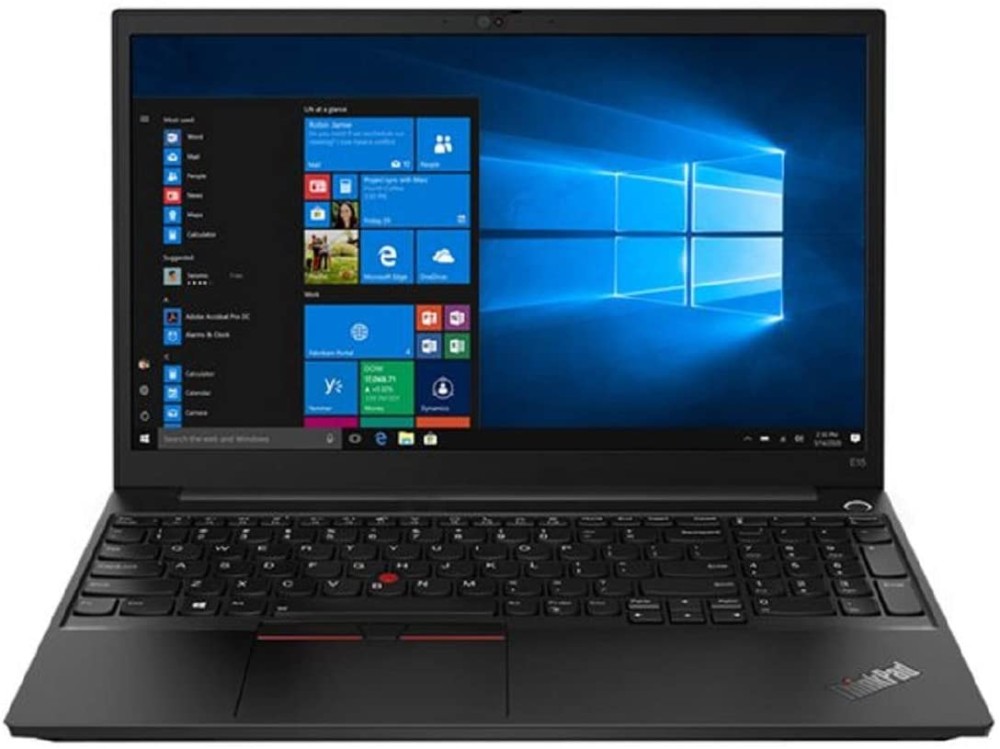 Lenovo Thinkpad E15 Gen 2 Laptop, 15.6" FHD Anti Glare Display, Core i7-1165G7 Upto 4.7GHz, 32GB RAM, 1TB SSD, Intel Iris Xe Graphics, Fingerprint, EN-AR Keyboard, Windows 10 Pro