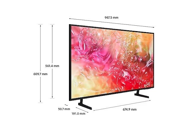 Samsung 50&quot; Crystal UHD UA50DU7000UXZN 4K Smart TV (2024)
