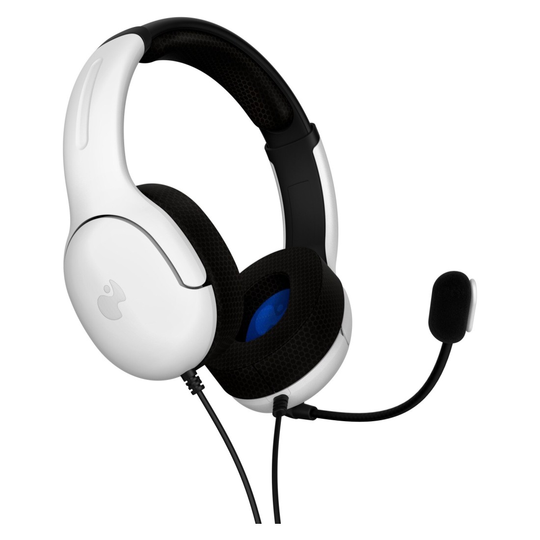 PDP Wired Over-Ear Stereo Gaming Headset with Mic for PlayStation 5 and PlayStation 4 Airlite Frost White