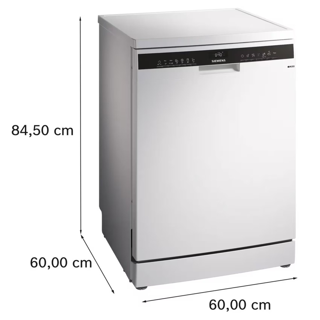 Siemens Series iQ300 Free Standing Dishwasher SN23HW65MM White 60cm