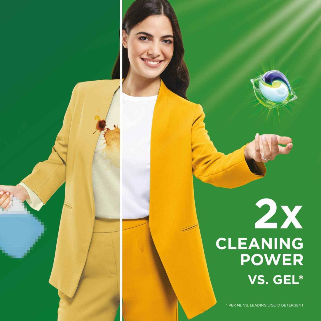 Ariel 3-In-1 Pods With Touch Of Downy Freshness Detergent Multicolour 30 Capsules