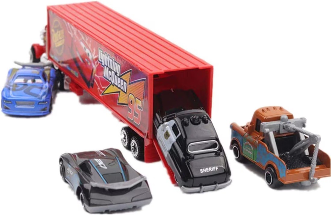 7 Pieces Cars Toy Set Deluxe Cars Toy Set Gift for Kids Birthday Gift Idea