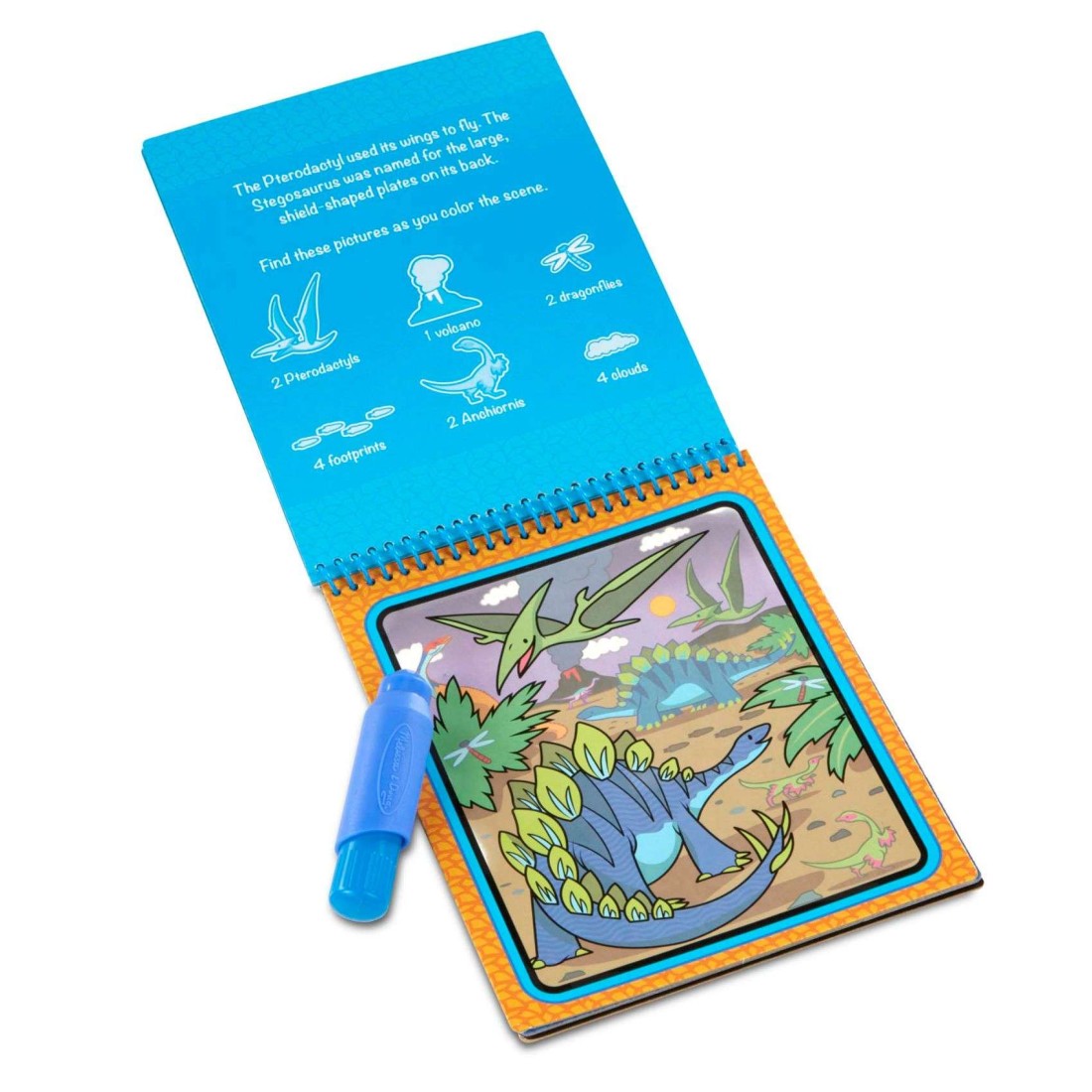 Melissa &amp; Doug On The Go Water Wow Dinosaur Water Reveal Pad