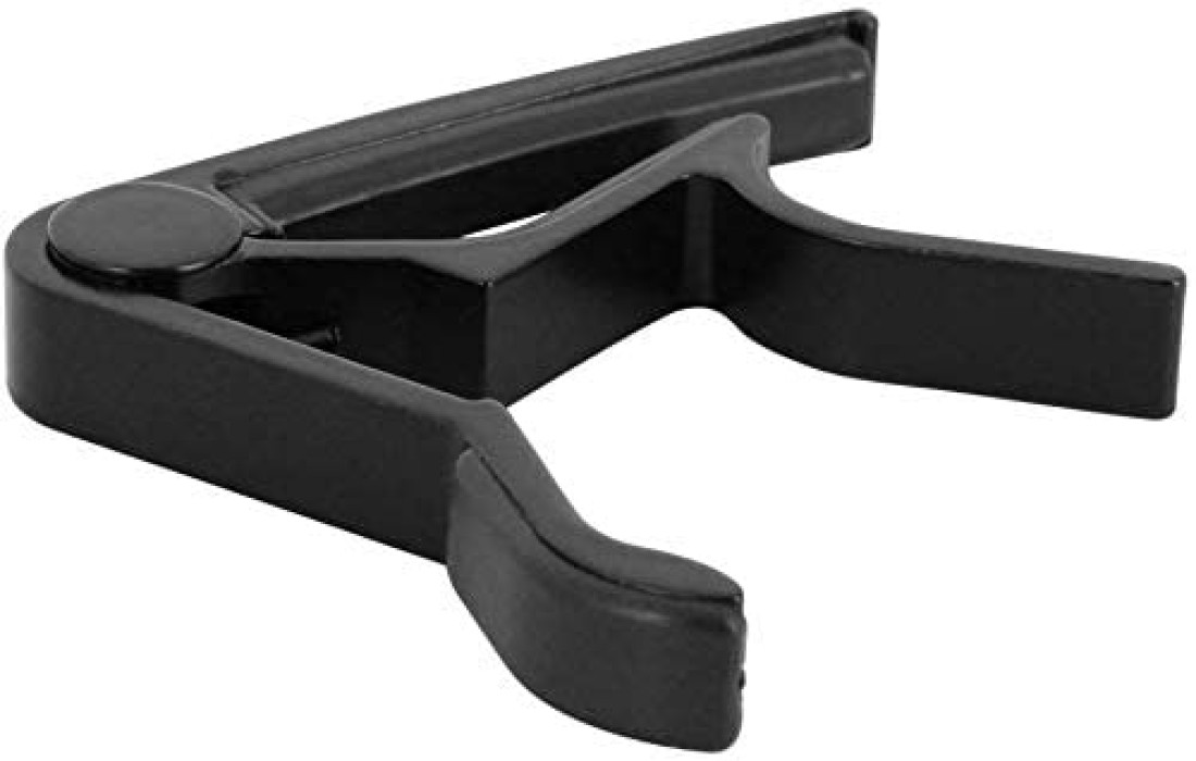 Mike Music Guitar Capo Black For 6 String Acoustic Electric Guitar Bass Guitar And Ukulele (Guitar Capo B4, Black)