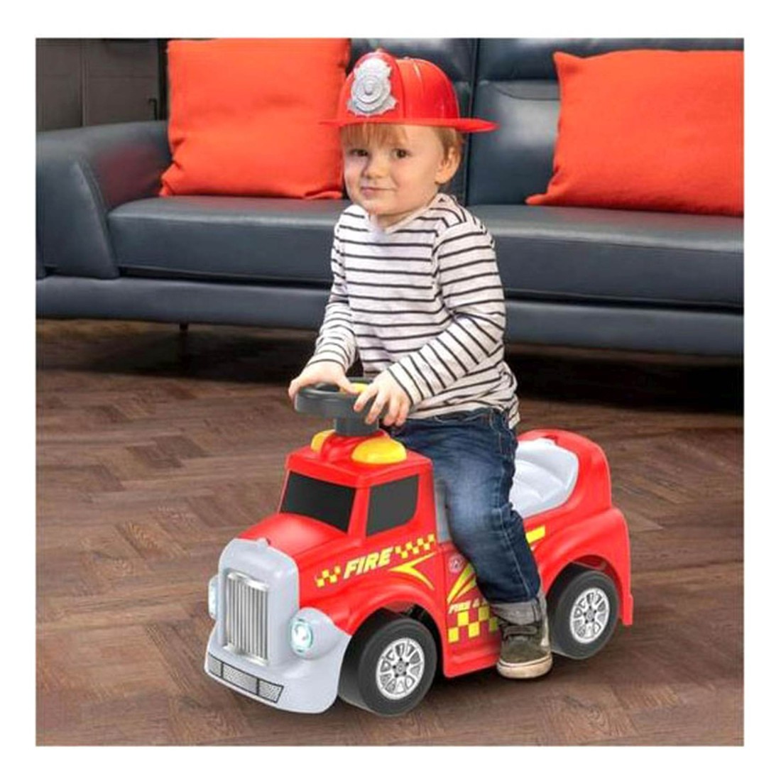 D-Power Smart Rides My First Ride-On Fire Engine DP1660024
