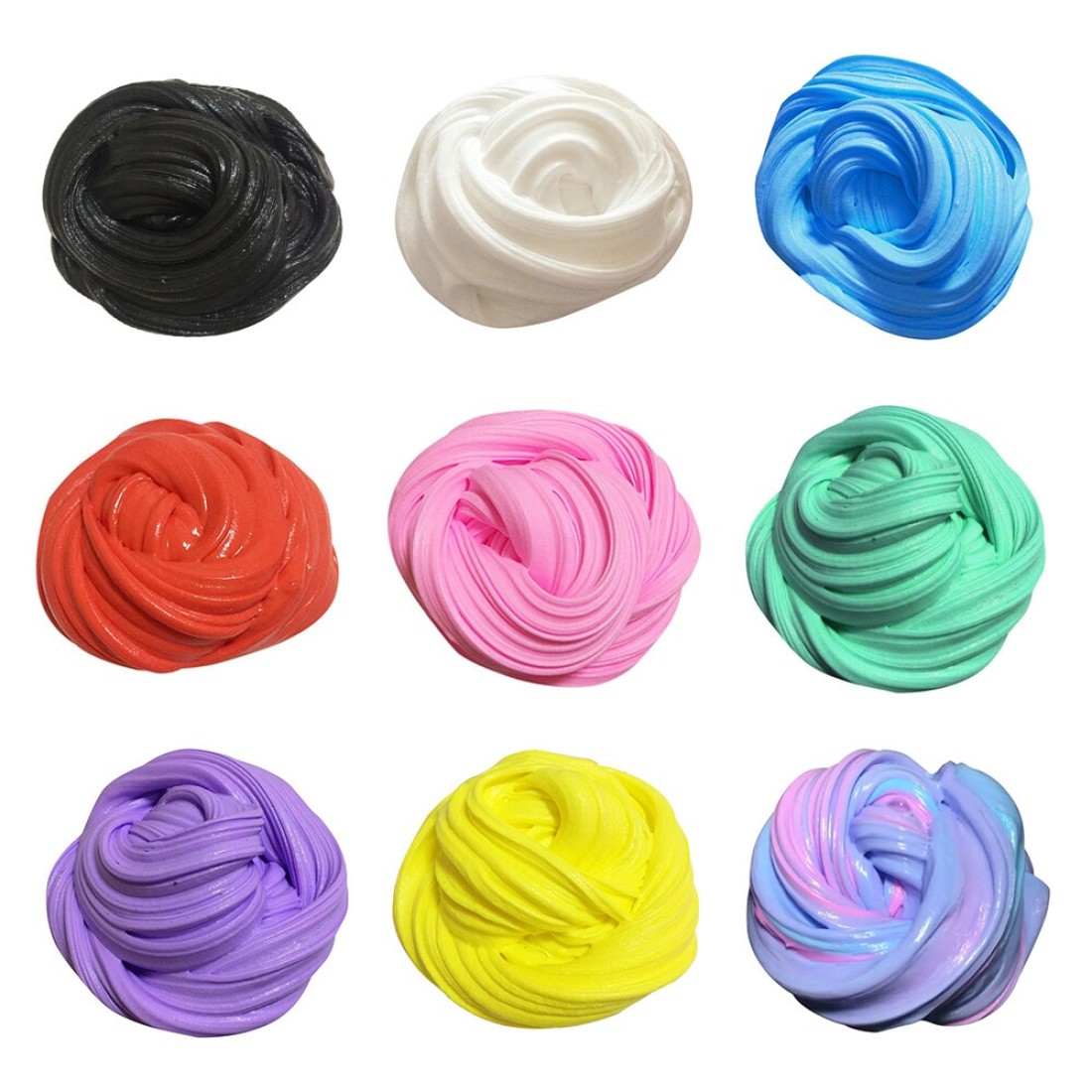 Generic - 100ml DIY Soft Fluffy Floam Slime Scented Stress Relief No Borax Sludge Cotton Mud Release Clay Toy Plasticine For Kids And Adults Pink