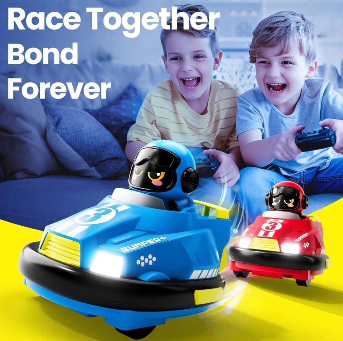 Remote Control Ejecting Bumper Cars High Speed RC Battle Cars with Ejector Seats, Multiplayer Toy Cars for Kids RC Battle Stunt Cars with LED Lights &amp; Sound, Ejecting RC Race Car Toddler Toys