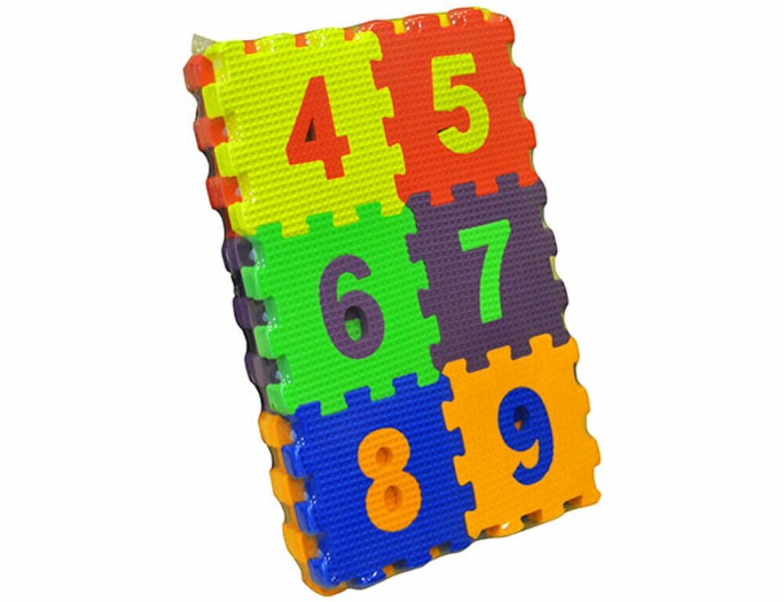 Matrax - Eva Puzzle Play Mat, Mathematics, 12 x 12 cm x 7 mm, 30 Pieces, BPA Free, Safe, Educational