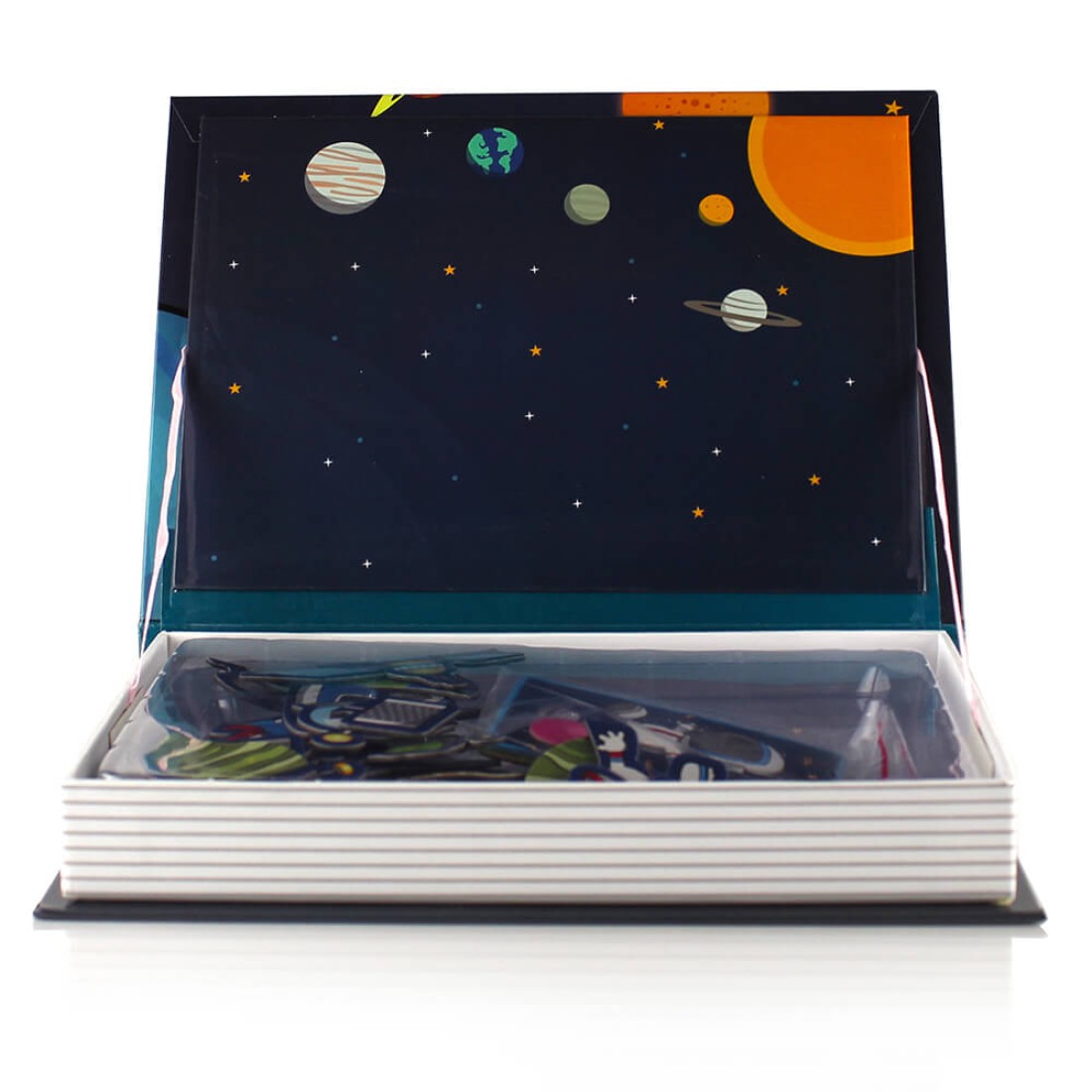 Magnetic Book Space Puzzle for Kids