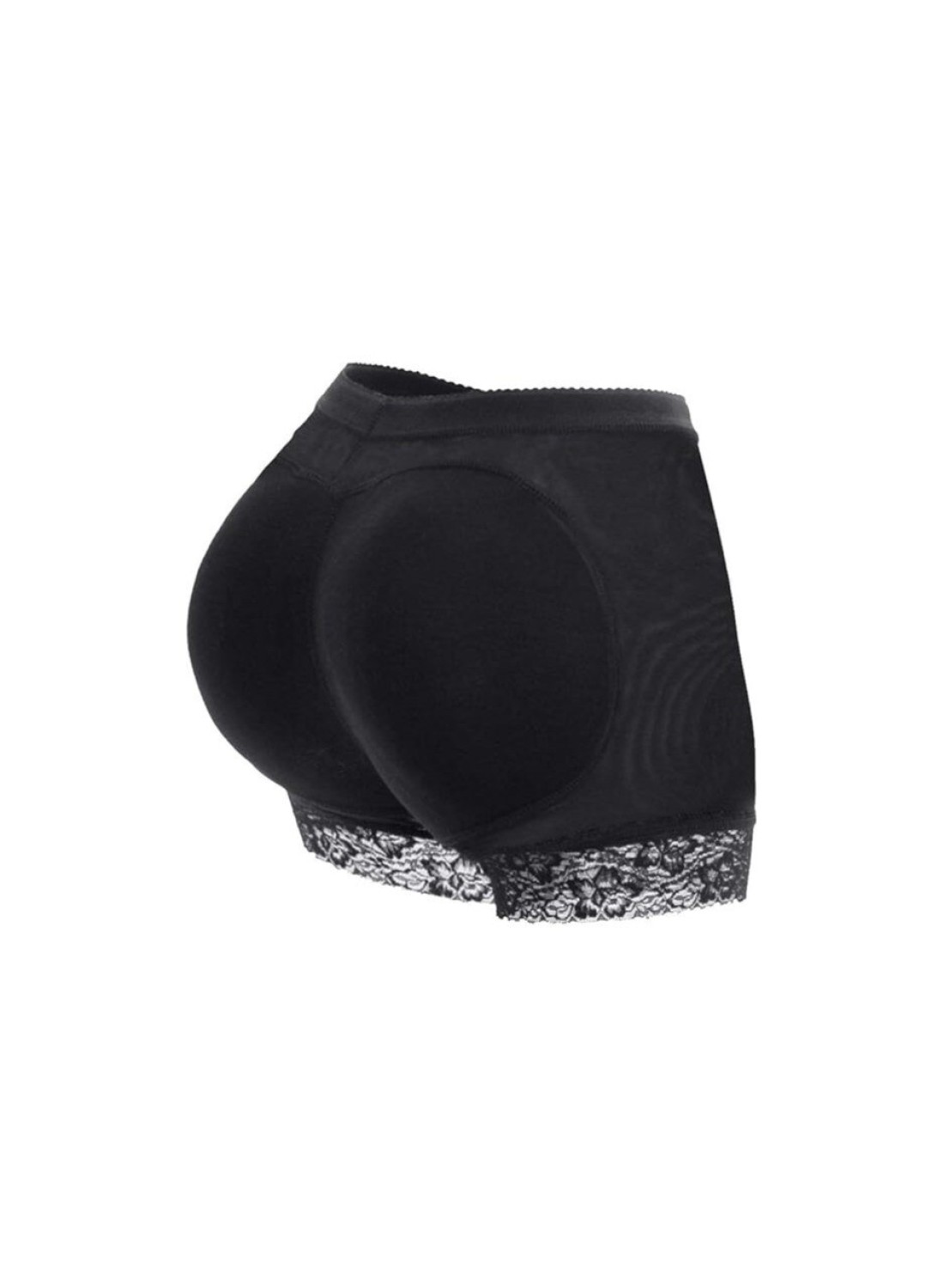 Women’s Padded Butt Lifter Shapewear, Push-Up Hip Enhancer Control Panties, Seamless Tummy Control Boyshorts with Removable Padding for Natural Curves