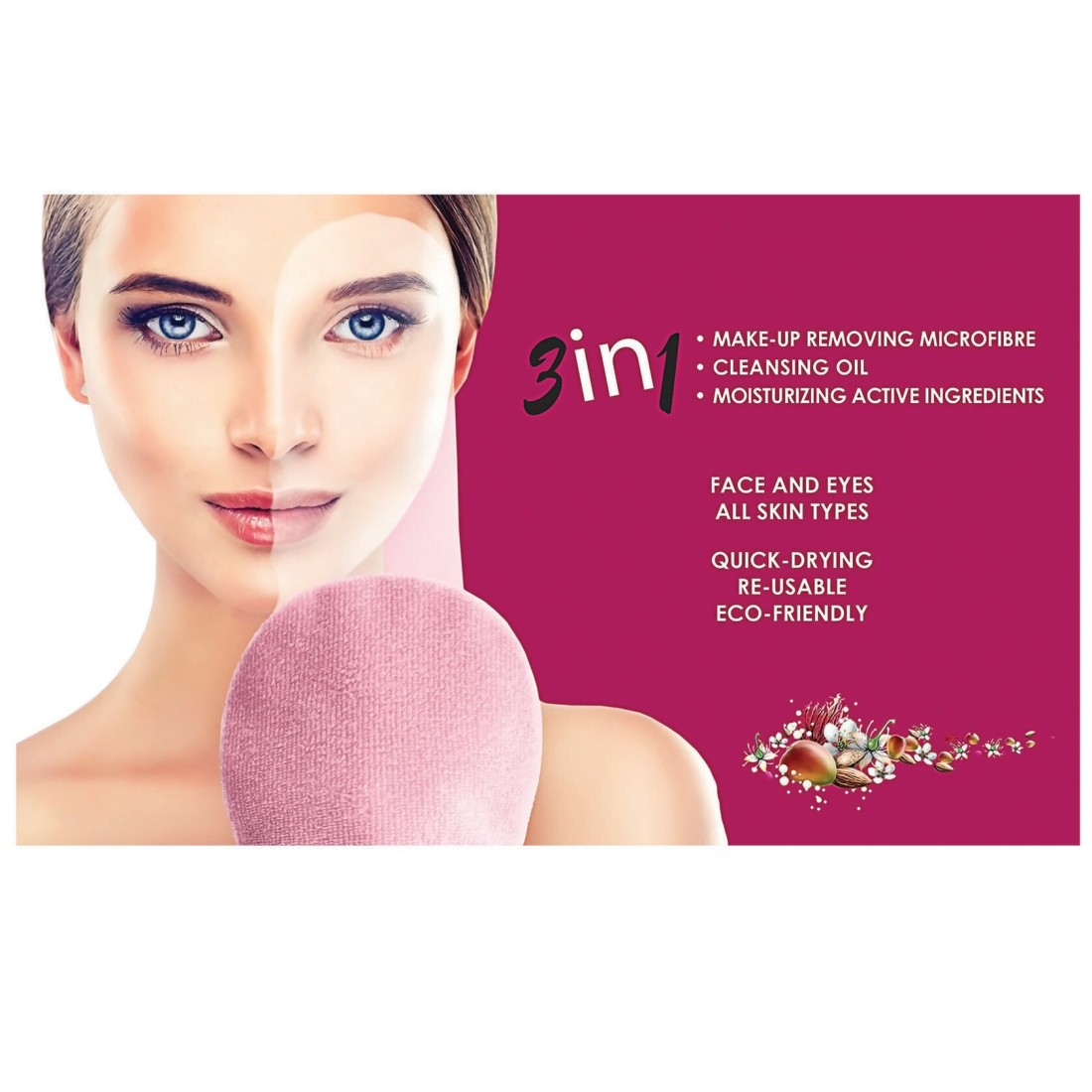 Lytess Perfection Glove Make-up Remover Pink 1 size