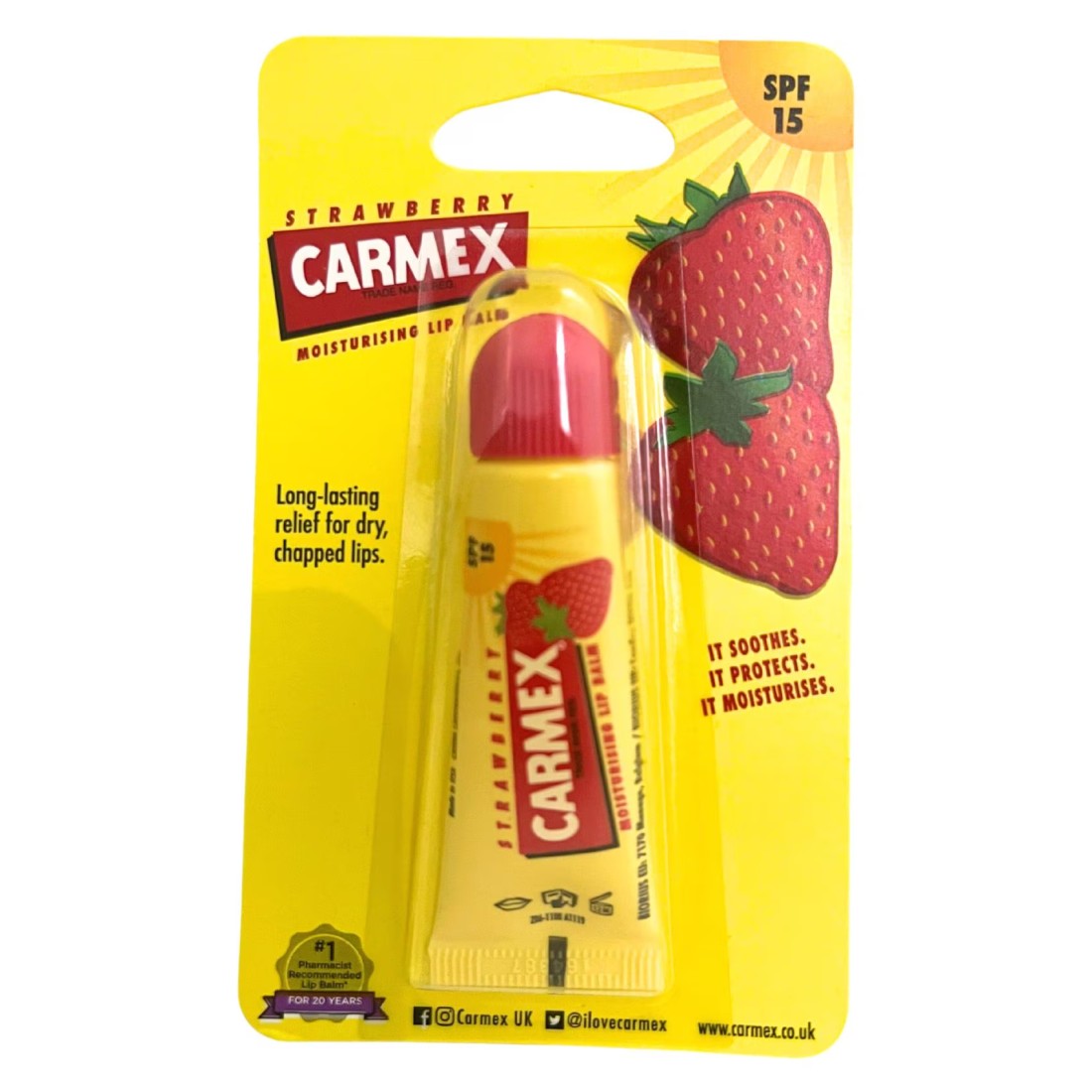 Carmex Cherry Lip Balm Tube 10g