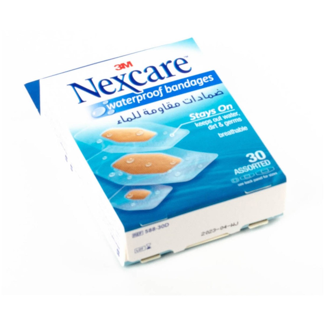 Nexcare Waterproof Bandaged Assorted Brown 30 count