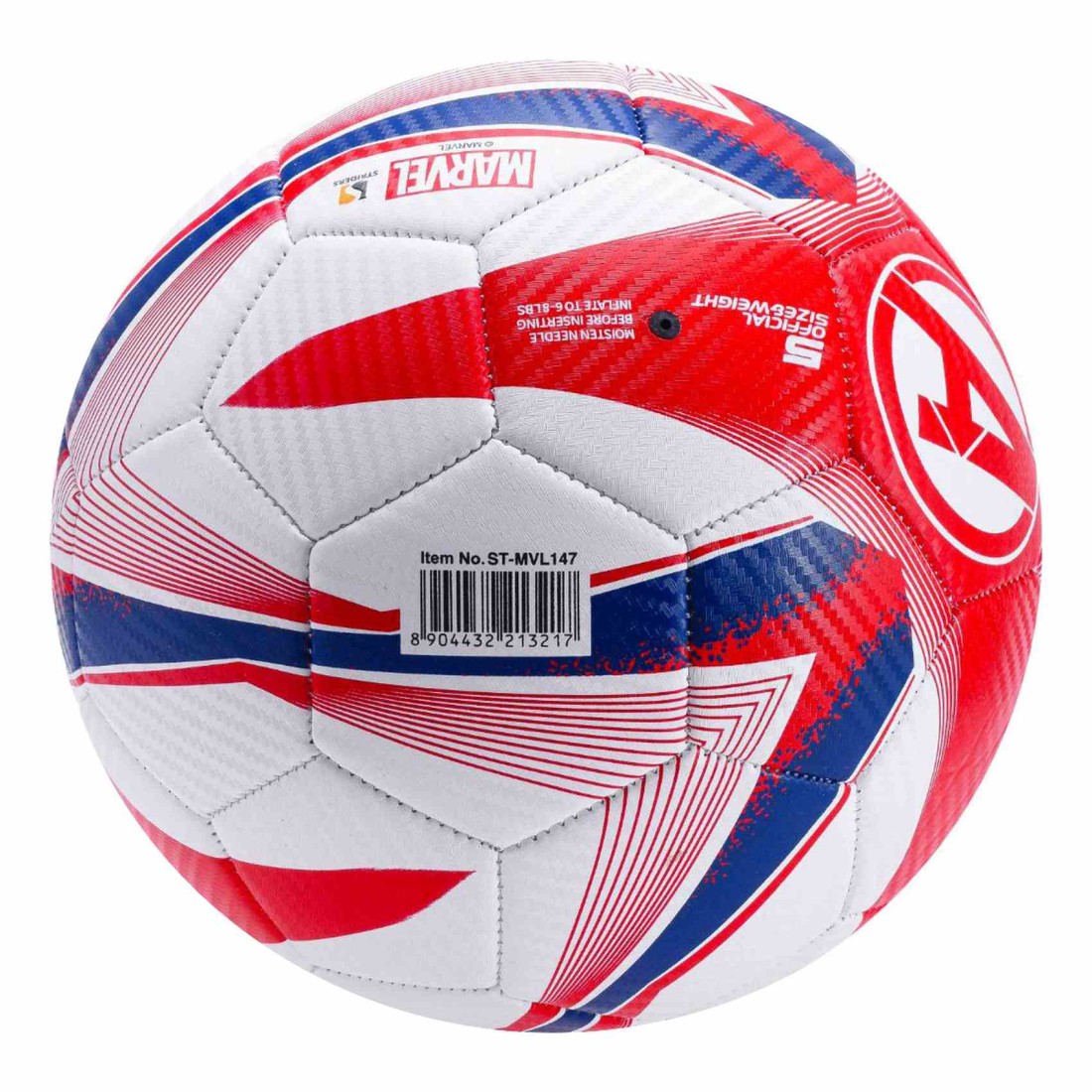 Marvel Captain America Themed Carbon Fiber Football