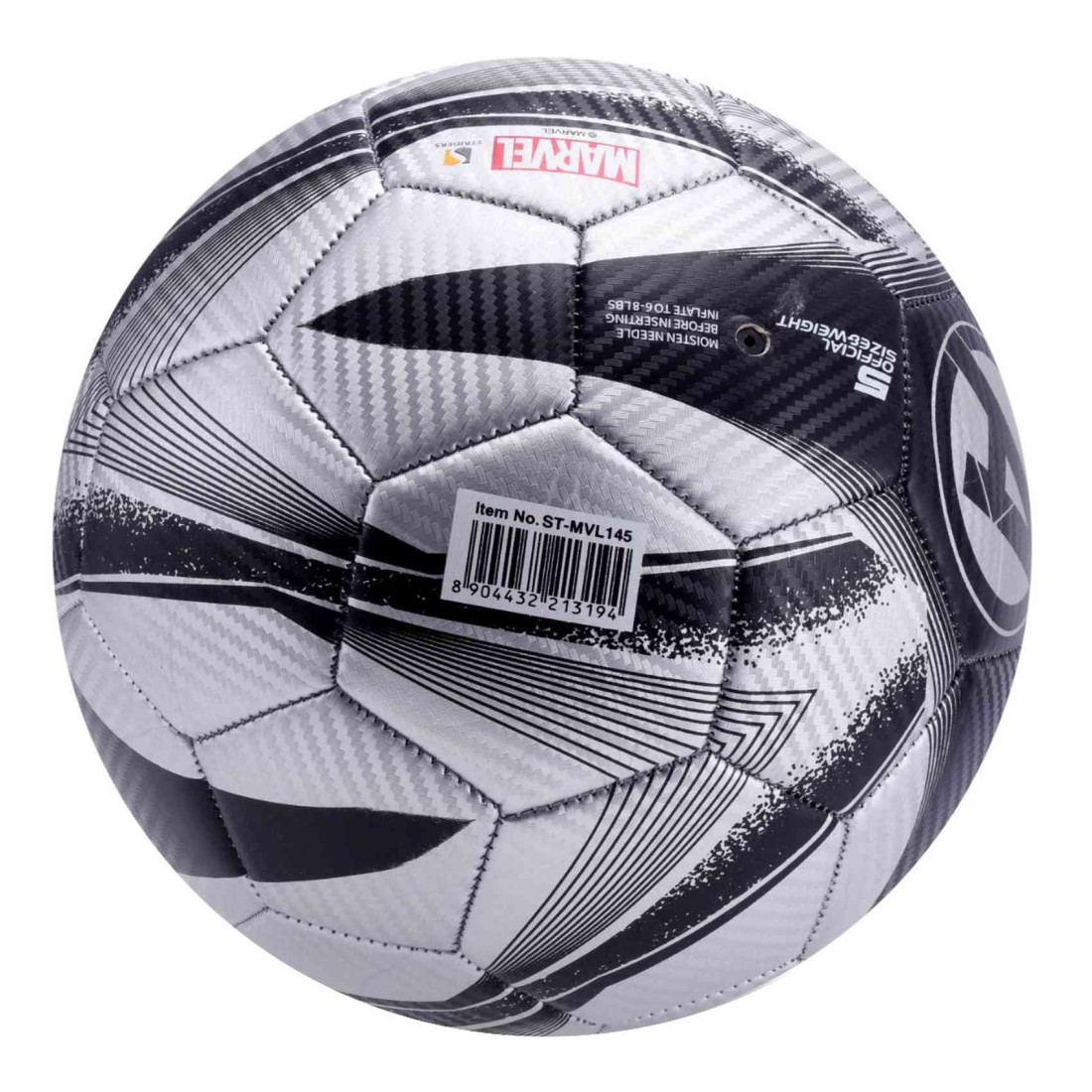 Marvel Black Panther Carbon Fiber Themed Carbon Fiber Football
