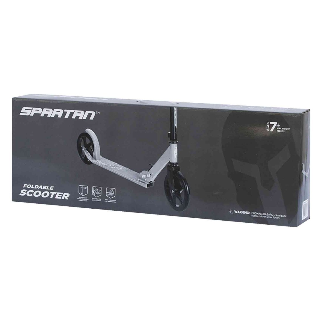 Spartan Falcon Folding Scooter White 200mm