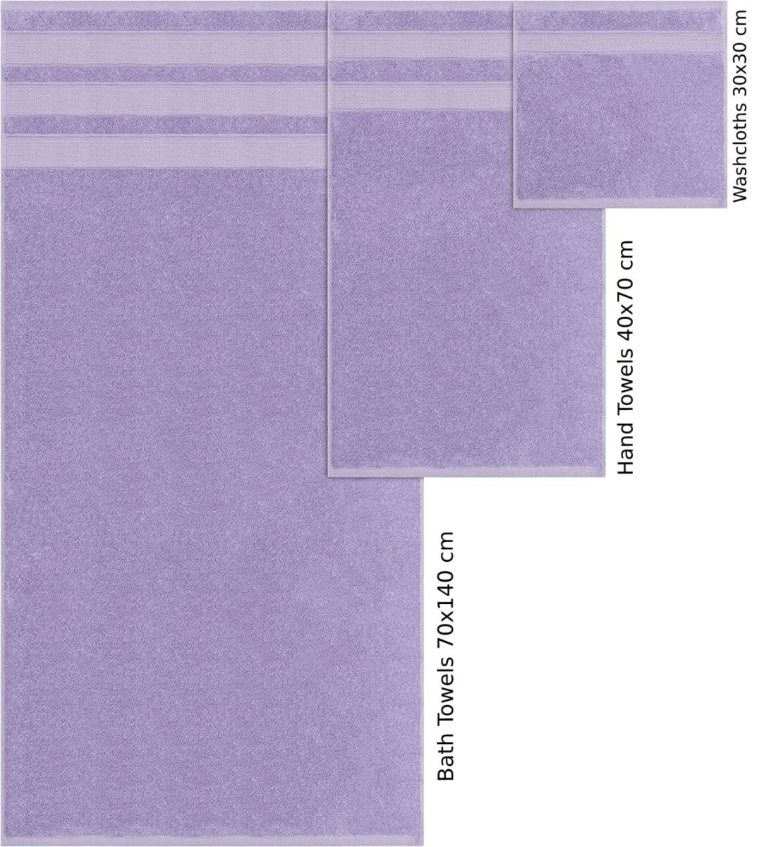6 Piece Turkish Towels