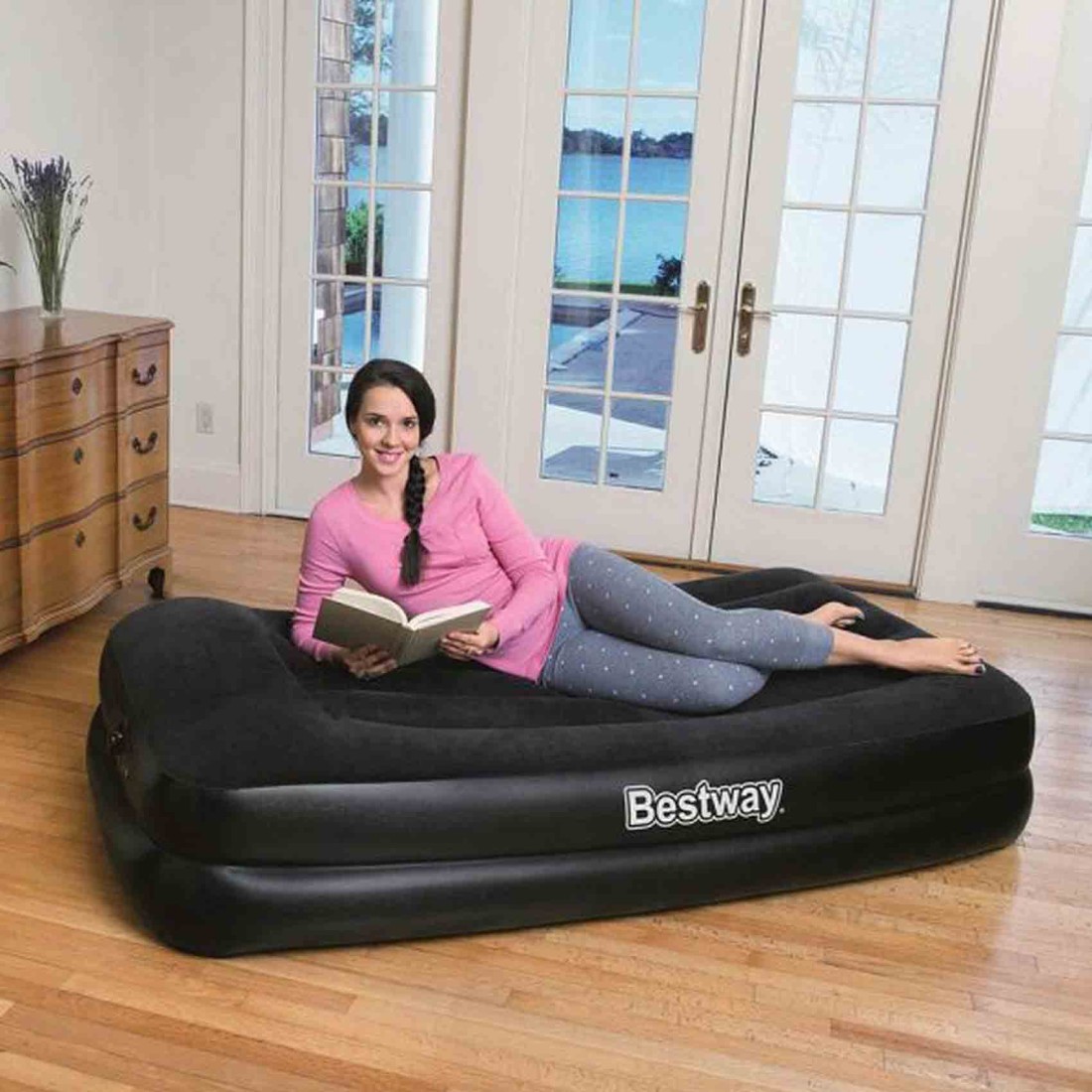 Bestway Pump Airbed Twin 191x97x46cm