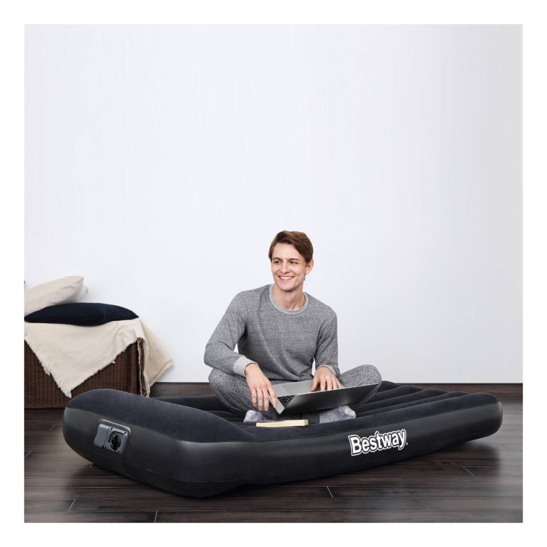 Bestway Aeroluxe AC Pumo Airbed Black 188x99x30cm