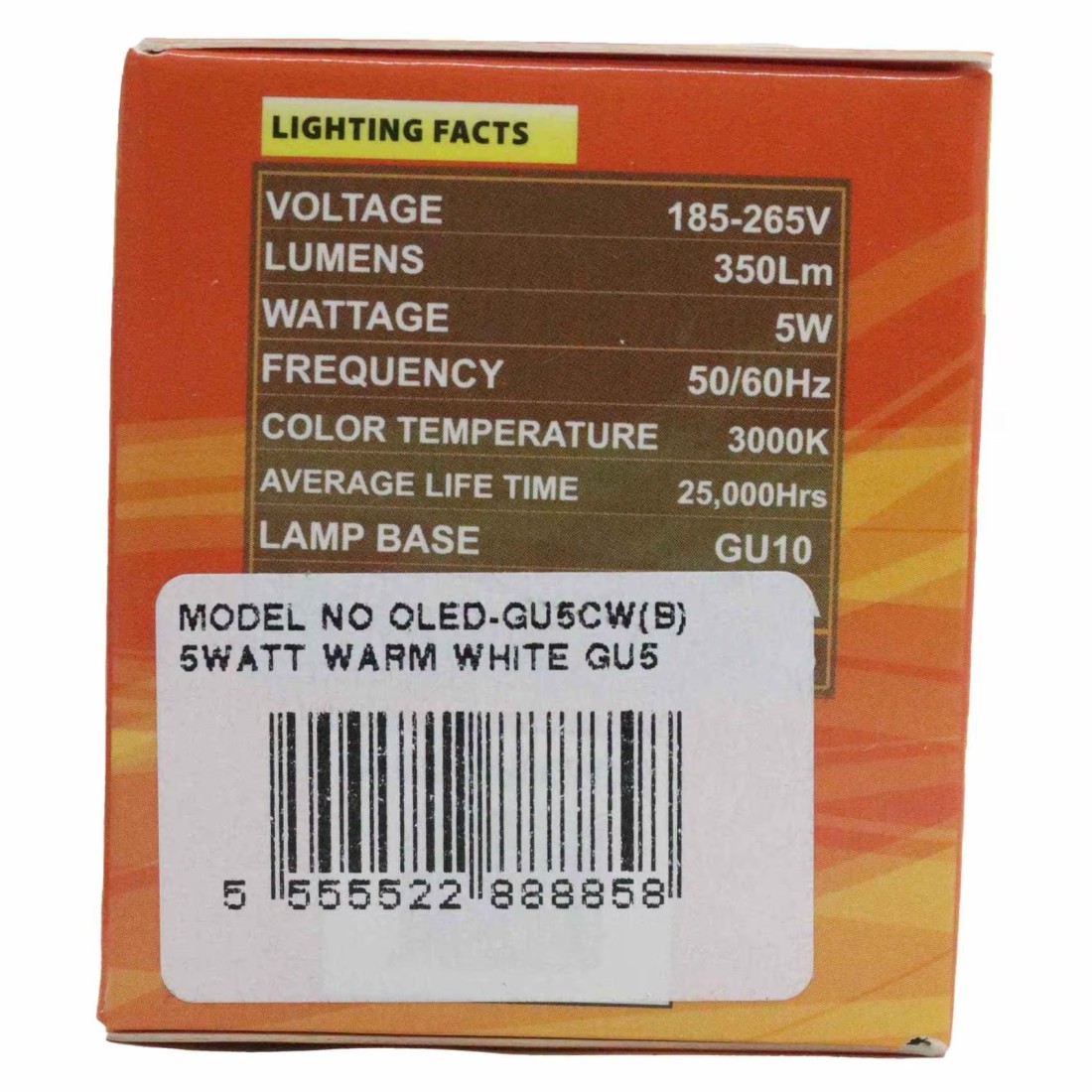 Oshtraco 5W LED Lamp GU10