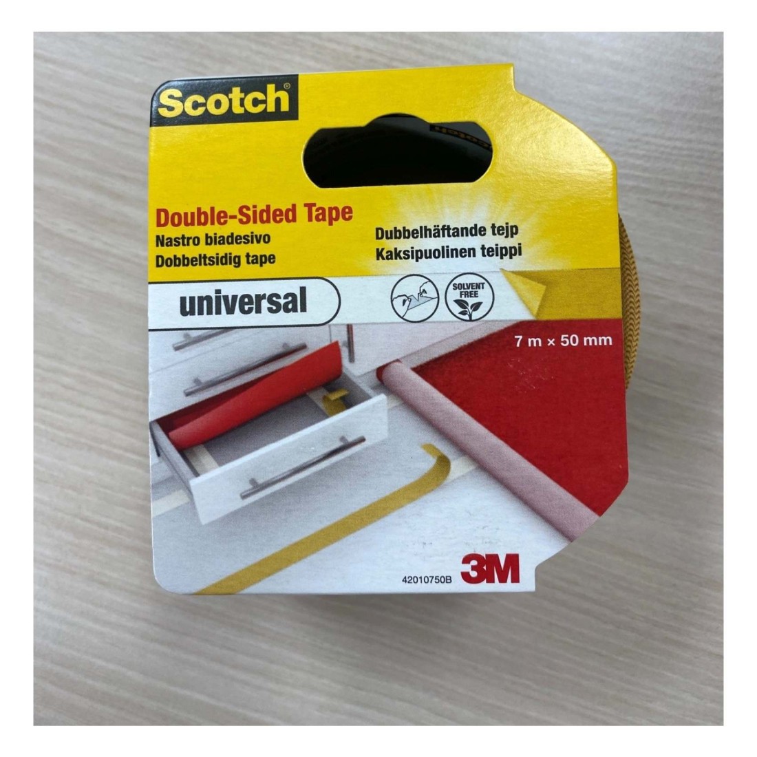 Scotch Universal Carpet Tape, 4201 NIU, 50 mm x 7 m. 1 roll/pack