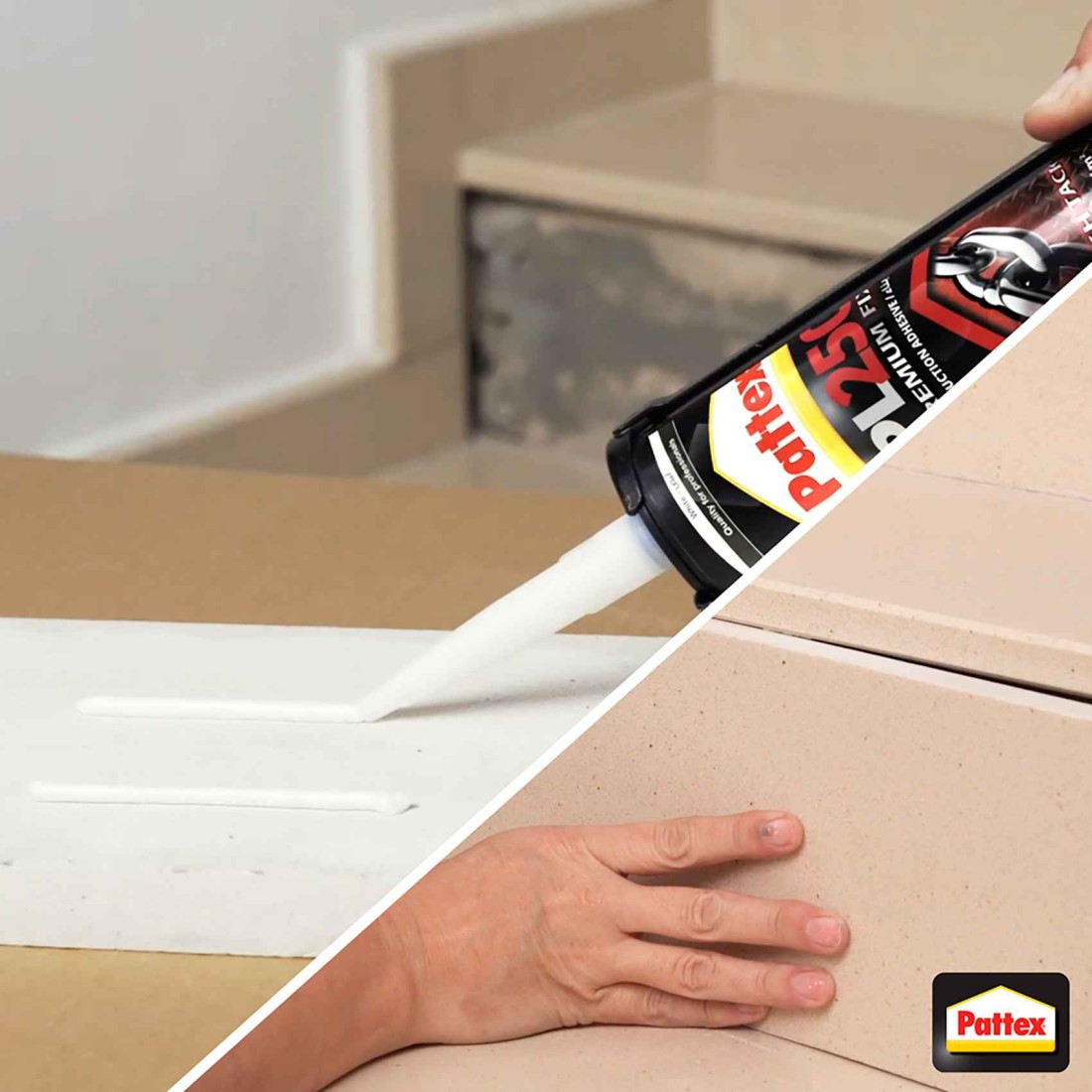 Pattex PL250 Premium-Fix Construction Adhesive White 440g