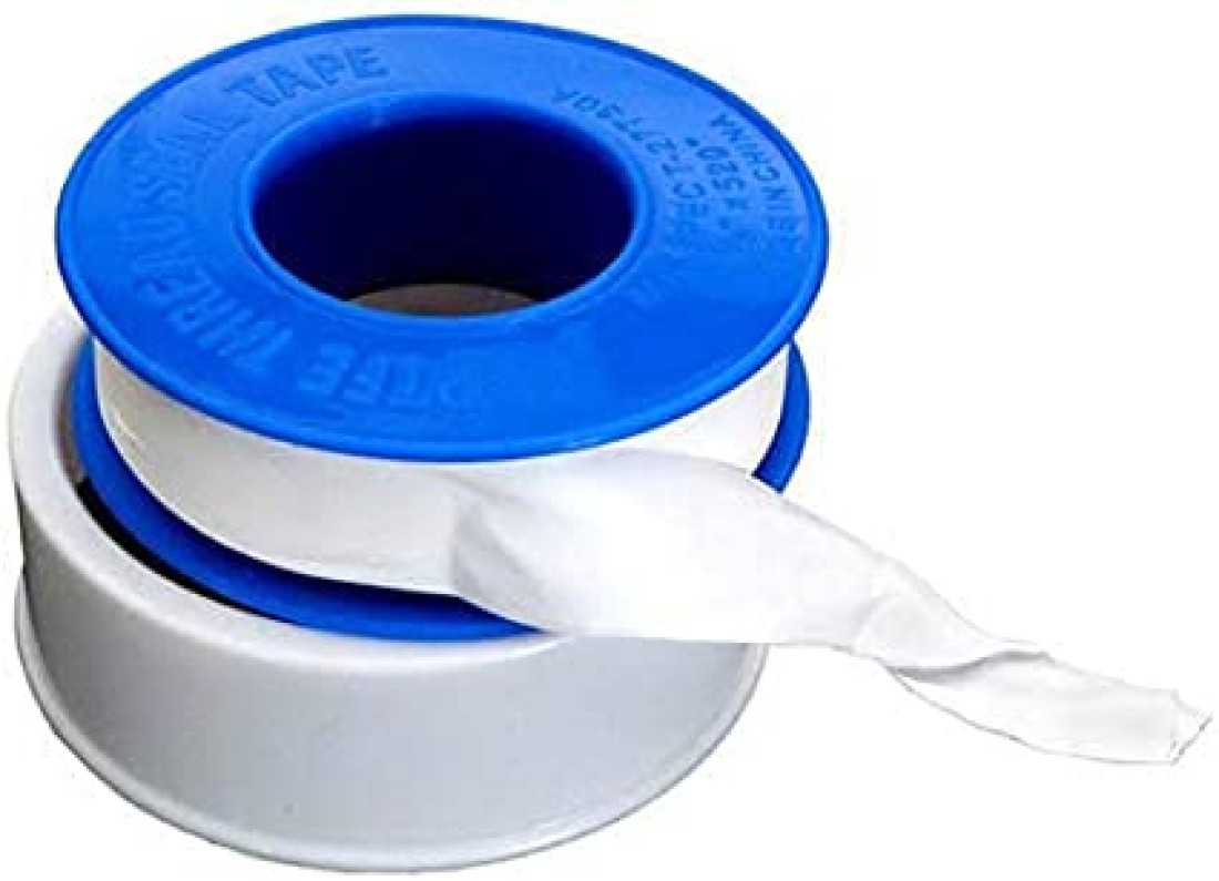 Abbasali CP Reducer Bush for Connecting Washing Machine Pipe with Angle Valve and Teflon Tape - 3/4 x 1/2ines