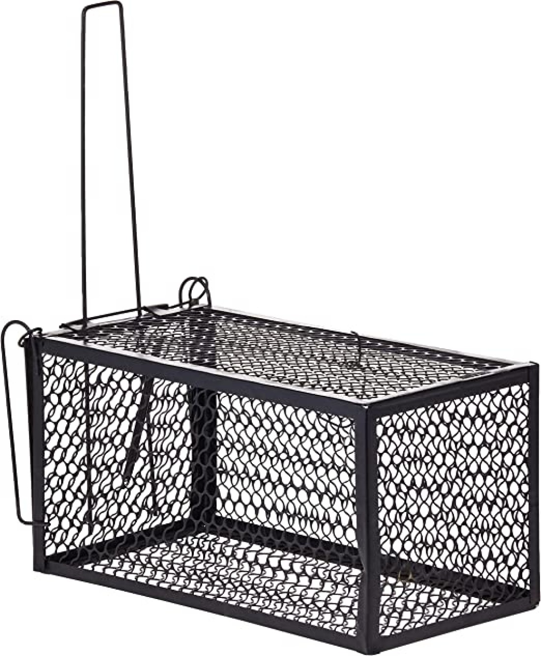 Rat Mouse Cage Trap Snap Trap- Set Cage Medium Size Black Color