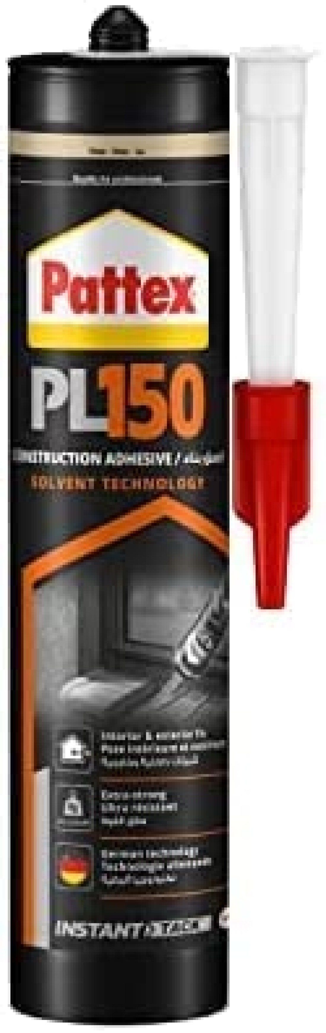 ABBASALI PATTEX PL 150 STRUCTURAL ADHESIVE 380GM TUBE WITH SILICON GUN ORANGE