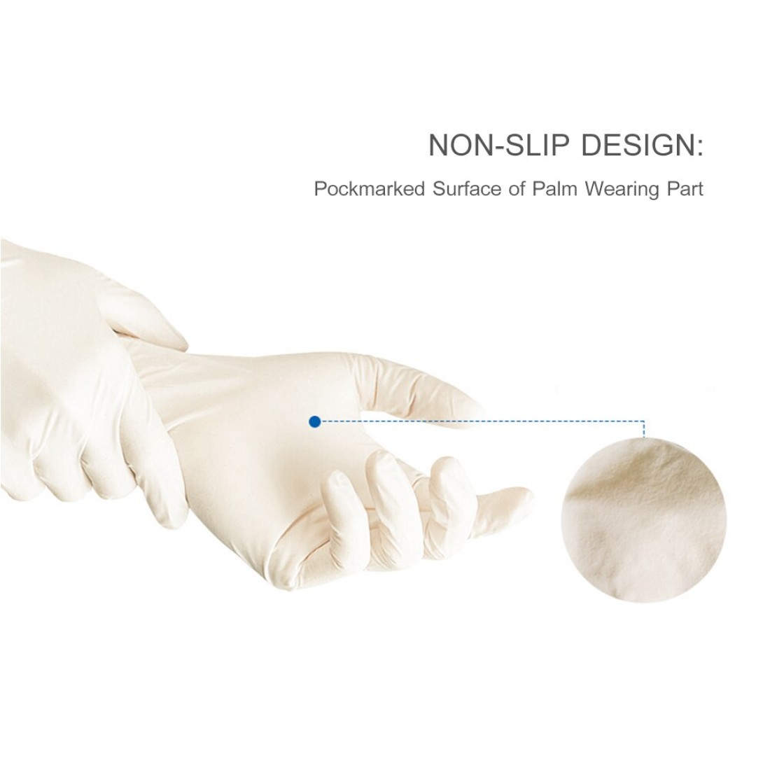 Generic-M Disposable PVC Gloves Single Use Gloves Powder Free for Home Restaurant Kitchen Catering Food Process Use 100PCS/Box