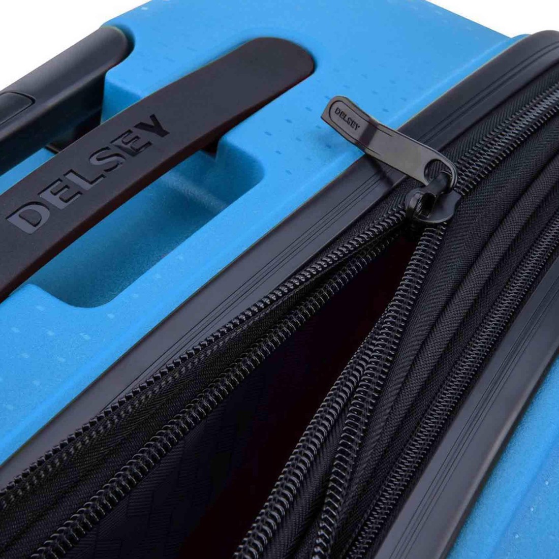 Delsey Belmont Plus 4 Wheel Luggage Trolley Bag 71cm Blue