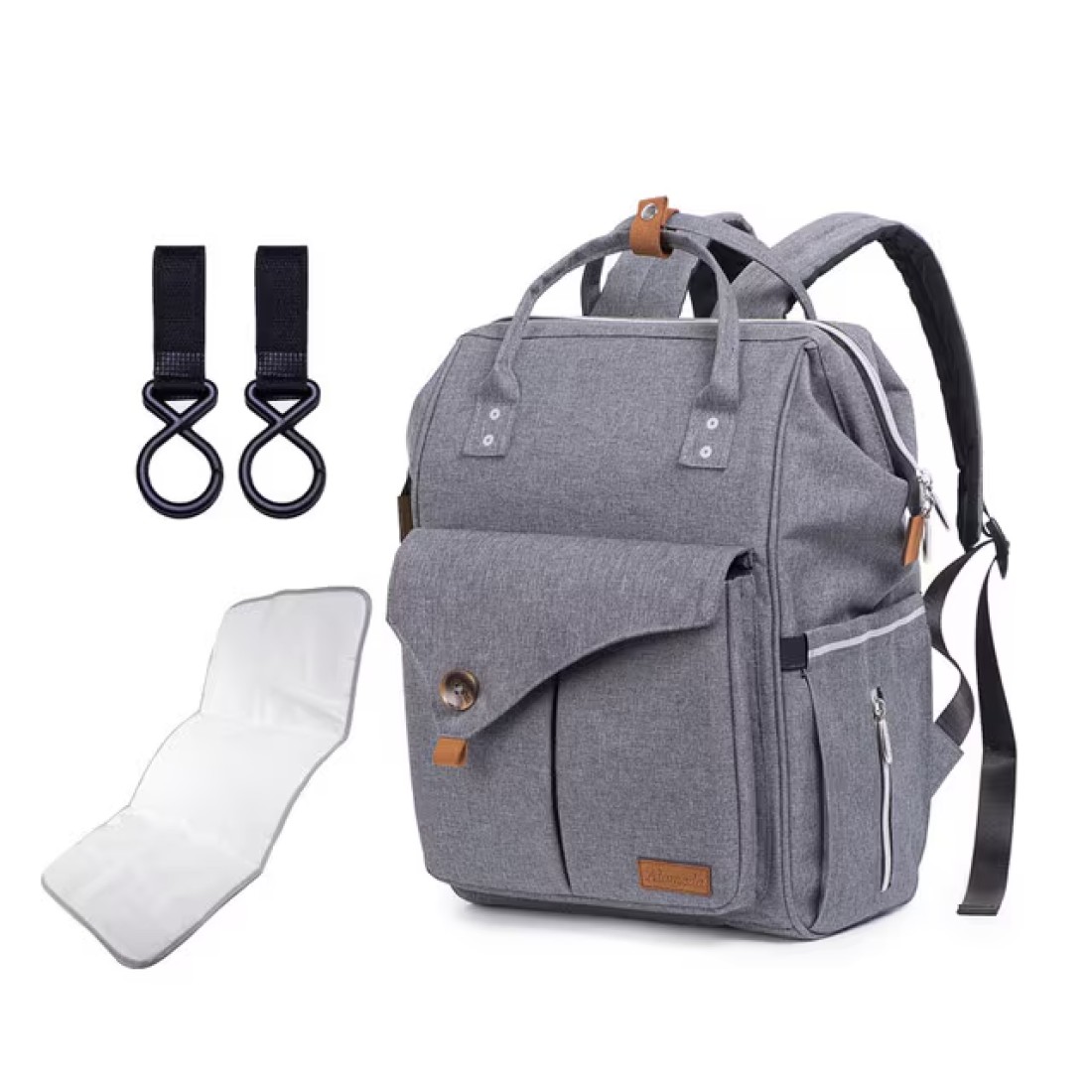 Teknum Double Stroller Combo - Dark Grey