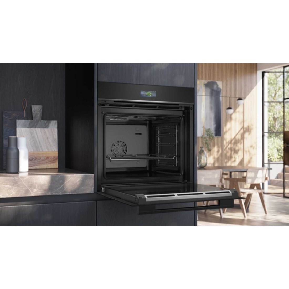 Siemens iQ700 Built-in Oven HB732G1B1M Black 71L 60x60cm