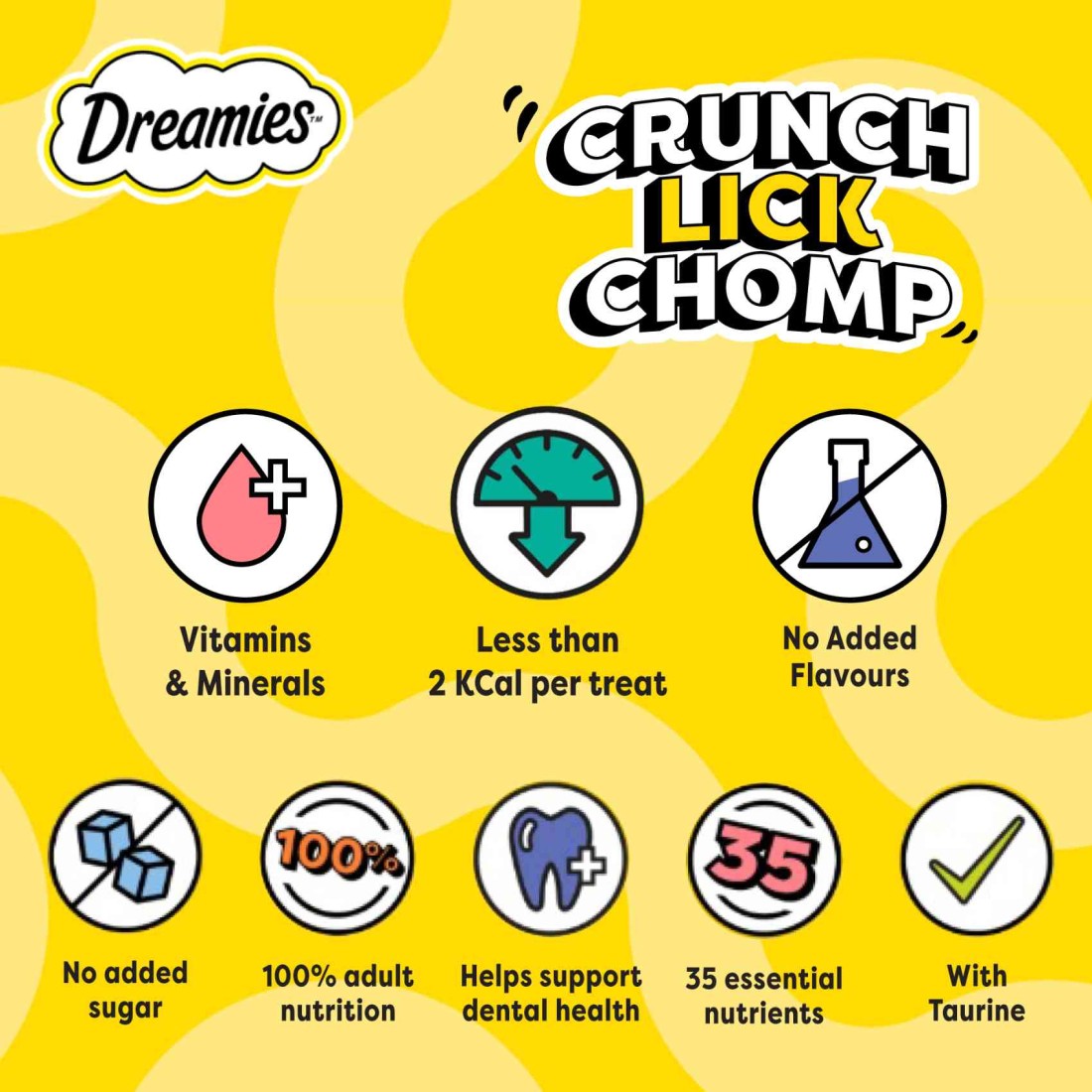 Dreamies Cat Treats with Delectable Duck 60g