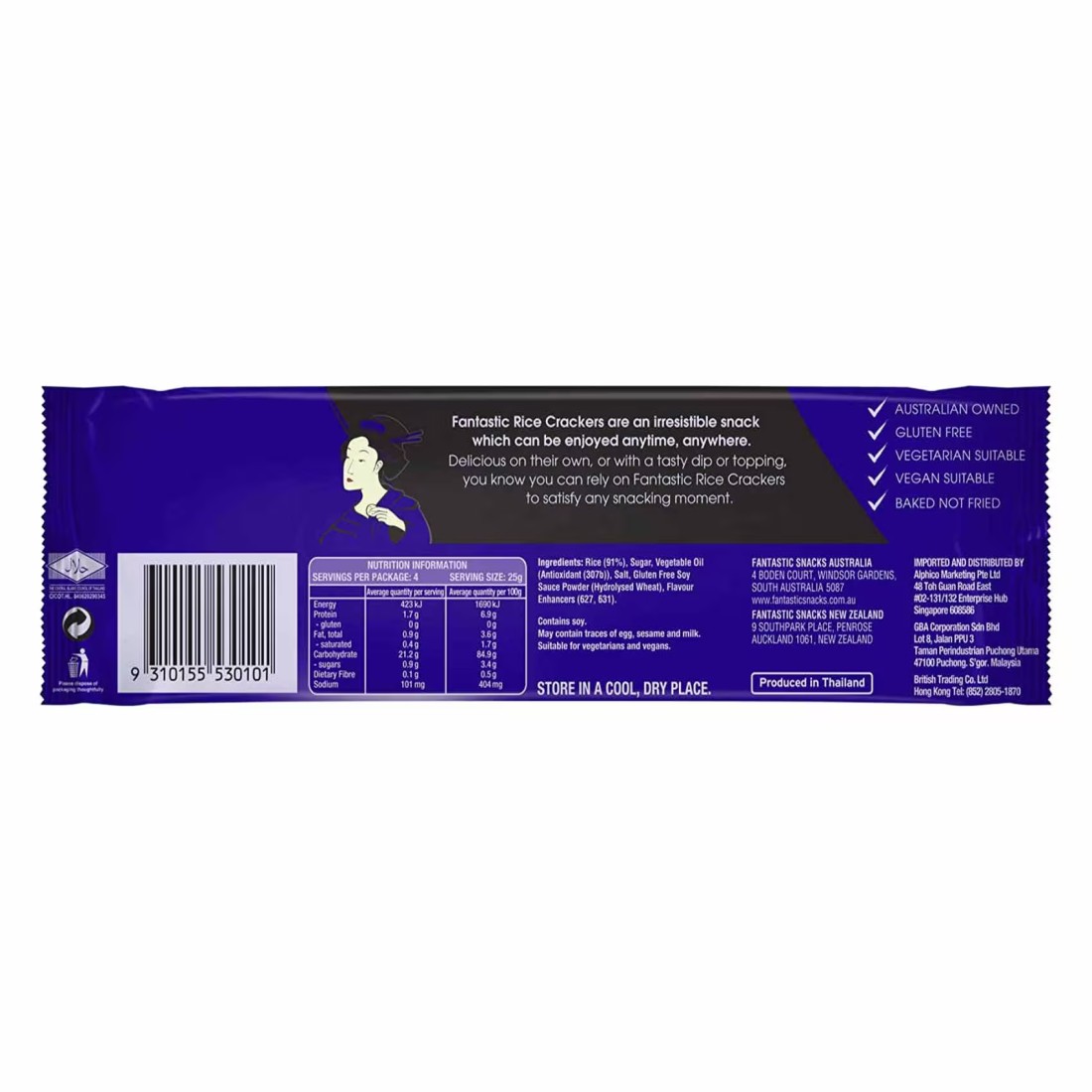 Fantastic Original Rice Crackers, 100g
