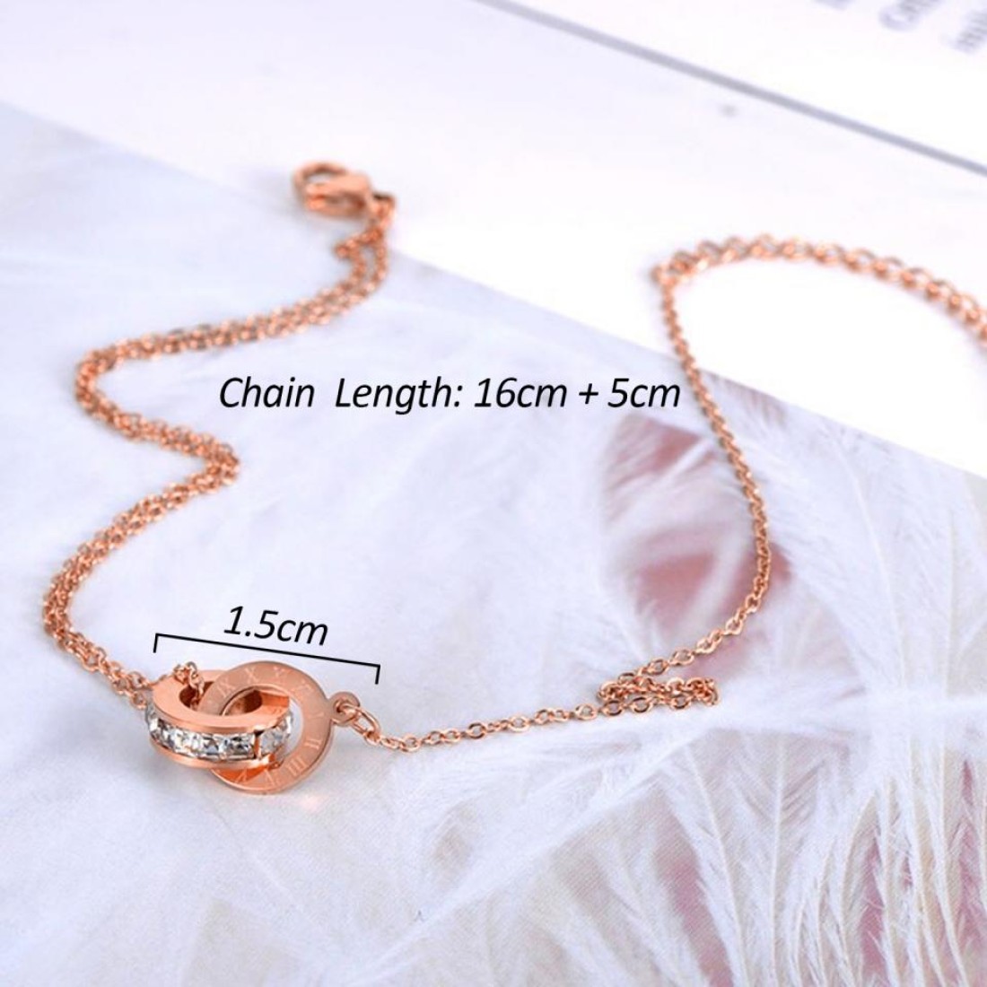 Aiwanto Beautiful Anklet Ankle Chain Feet Chain Jewellery Fashion Anklet Gift for Women's